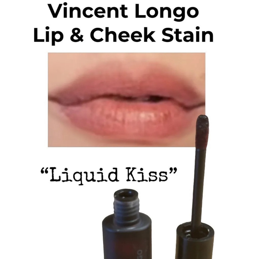 New Vincent Longo Lip Stain Liquid kiss Lip & Cheek Gel Stain NWOB VHTF